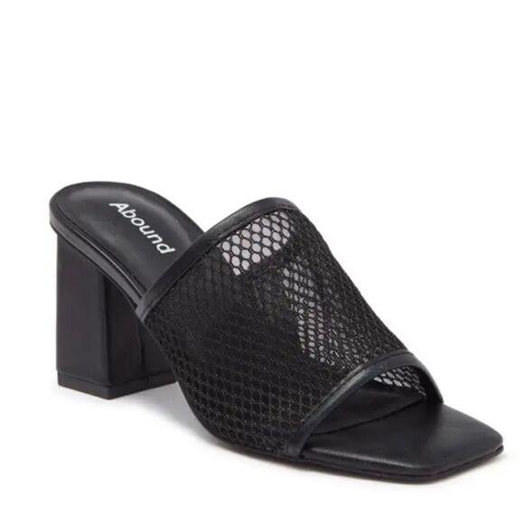 New Abound Women Black Tula Mesh Heel Slide slip on size 8.5 - Picture 1 of 2